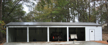 Metal Garage - Four Car 4