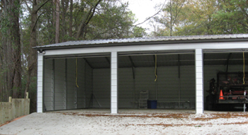Metal Garage - Four Car 4