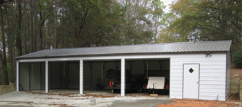 Metal Garage - Four Car 4