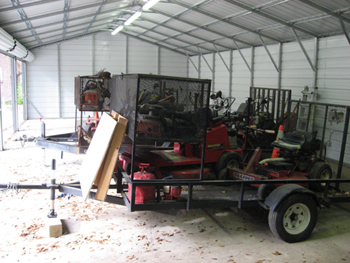 Metal Garage - Four Car 4