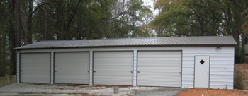 Metal Garage - Four Car 4