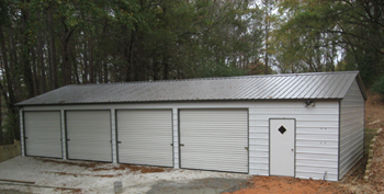 Metal Garage - Four Car 4