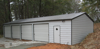 Metal Garage - Four Car 4