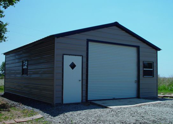 Metal Garage - One Car 1