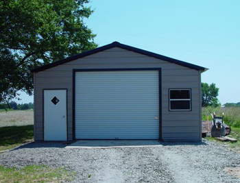 Metal Garage - One Car 1
