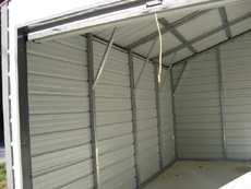 Metal Garage - Two Car 2