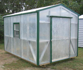 8x10 greenhouses are a perfect size to let you easily care for your plants all year.