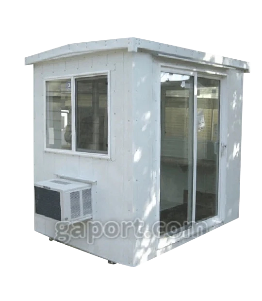 See this 6x8 prefabricated guard house set up at your business.