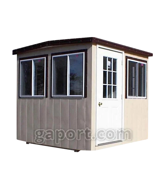 See this 8x8 guard booth house and learn more about security.