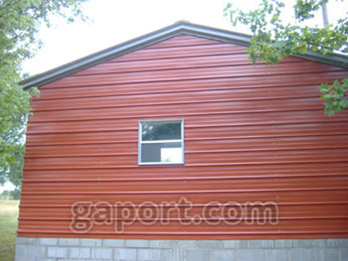 20′x20′x9′ Metal garage construction