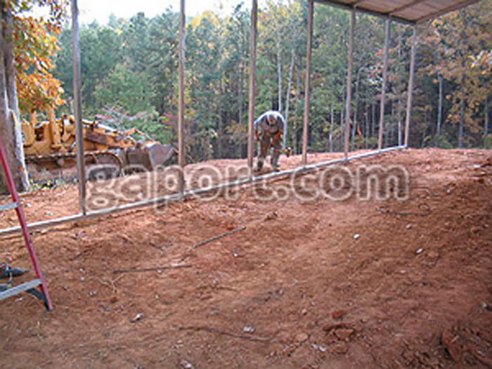 Steel Metal Carport Construction