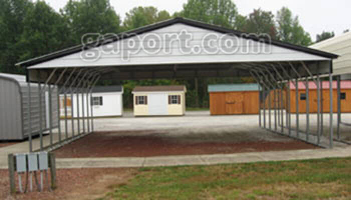 Steel Carports - Sample P